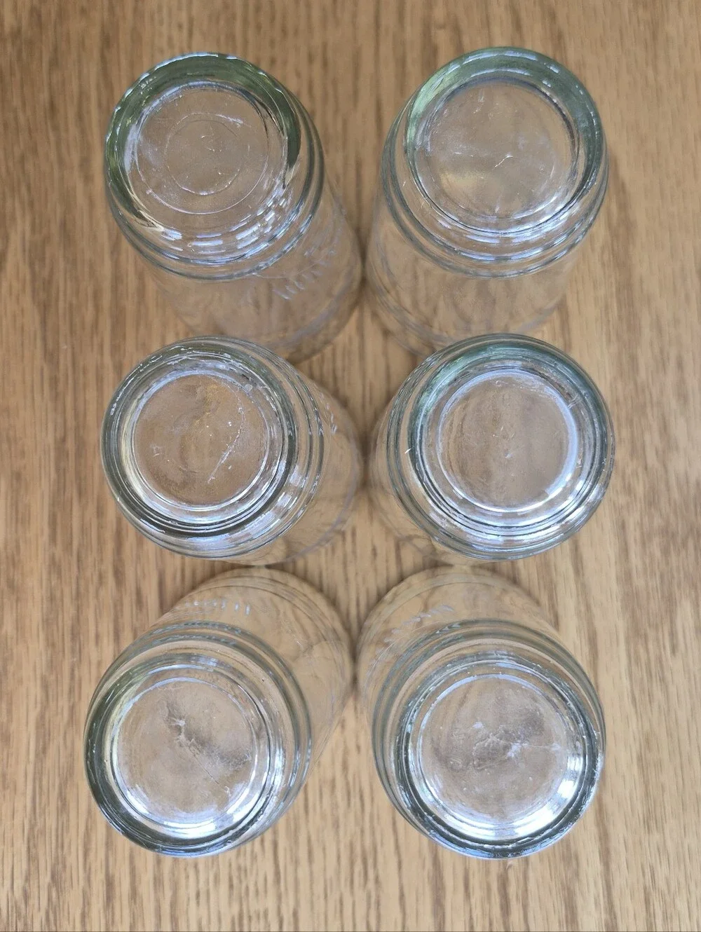 Vtg 1960 Etched Glass Juice Glasses Set of 6 Gold Rim Wheat Pattern Tumblers 4oz
